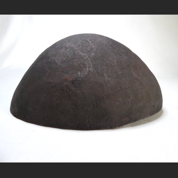 VINTAGE 13.5” NEPAL SMILING SKULL SKELETON HAND CARVED WOOD MASK WALL HANGING - Picture 4 of 8